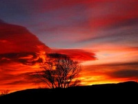Sensationeller Sonnenaufgang am 4. Advent 1